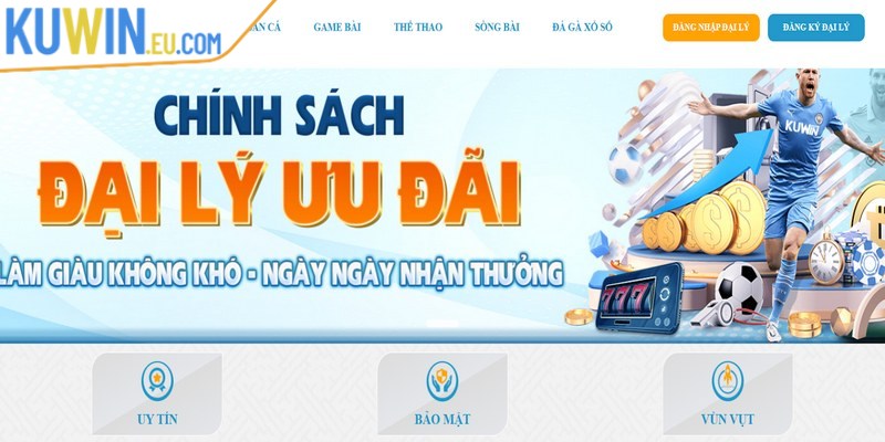 Chương trình đại lý Kuwin giúp nhà cái quảng bá thương hiệu